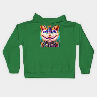 Kosmic Kitty (3) Kids Hoodie